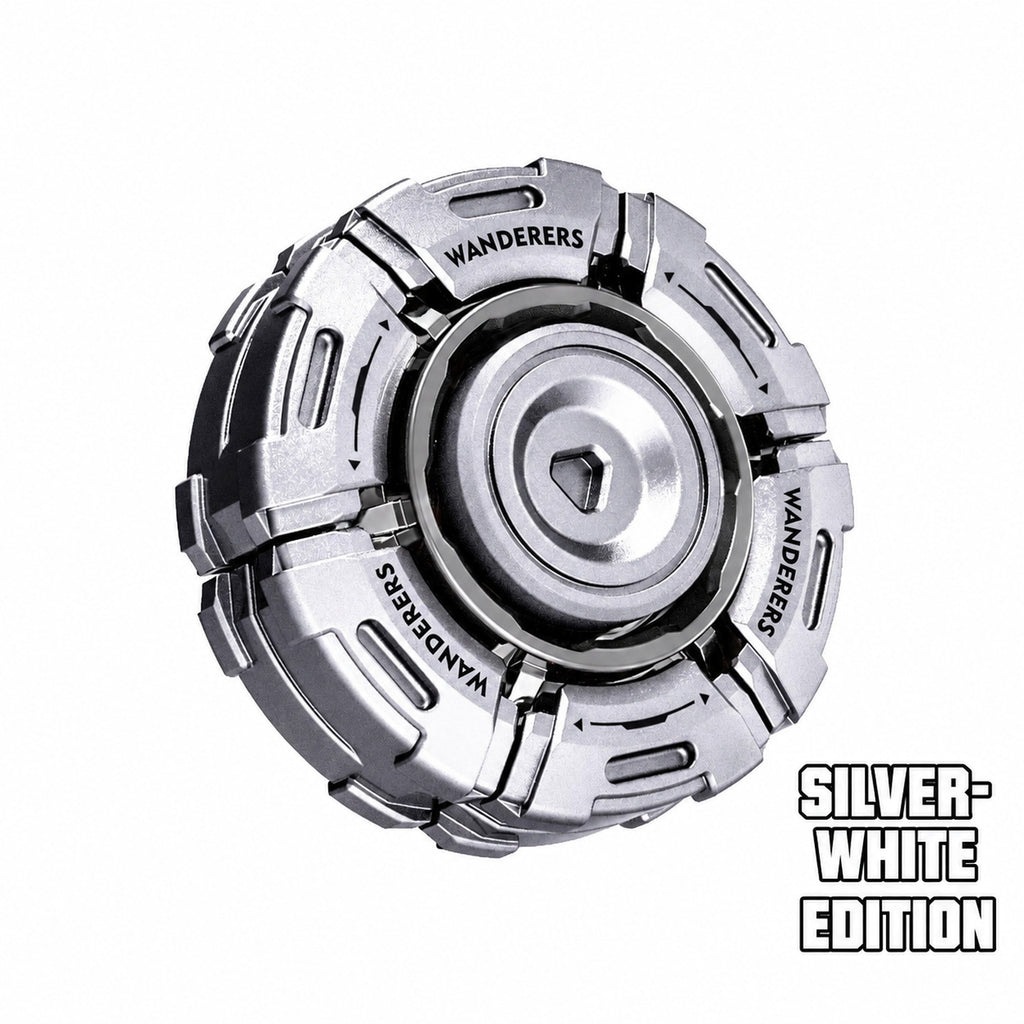 Wanderer Rotating Alloy Fidget Spinner with Gear Design, product image 6