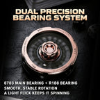 Metal D20 Desktop Decision Wheel EDC Fidget Spinner, product image 2