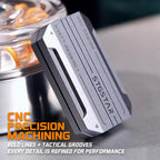 Rhythm Metal EDC Direct-Push Rotating Mechanical Fidget Spinner, product image 3
