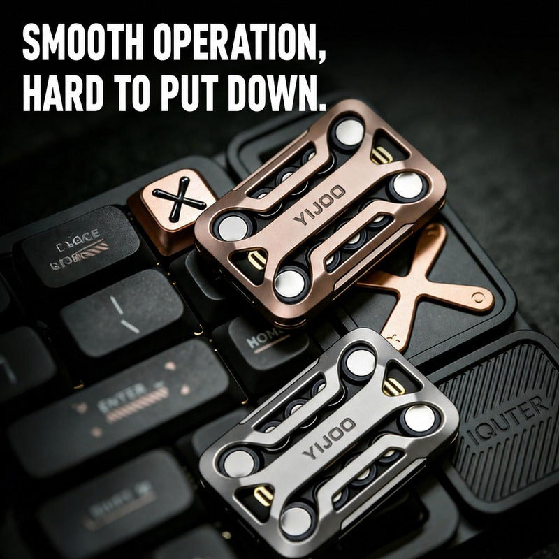 Yijue Boundless Infinite-Position Push-Card EDC Metal Fidget Toy, product image 4