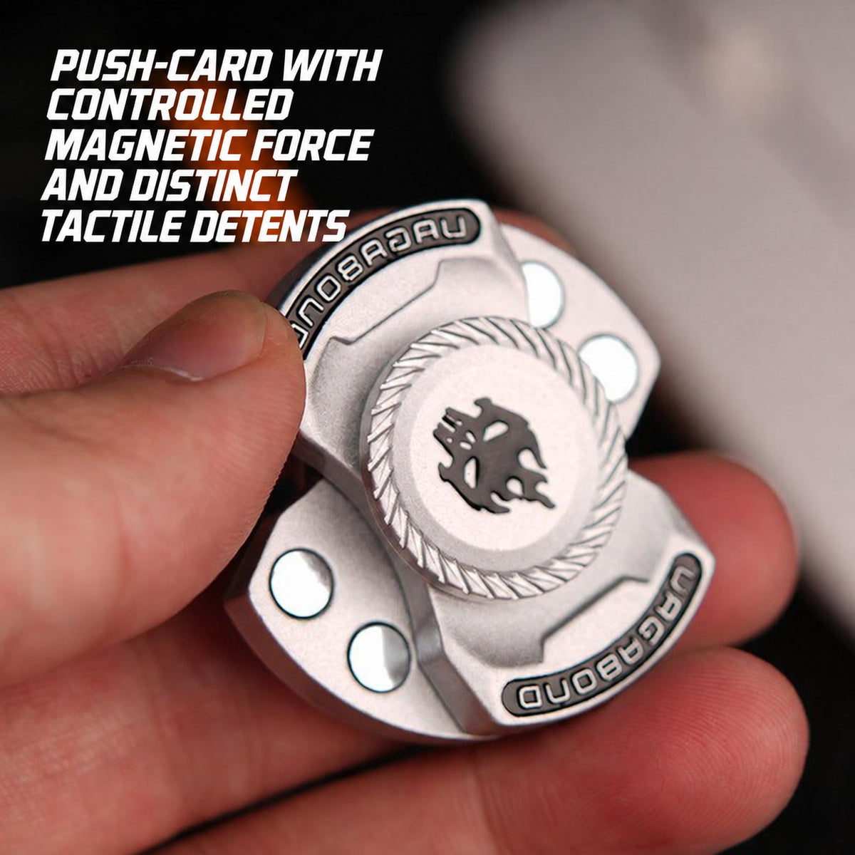 Yijue 3-in-1 magnetic fidget spinner, compressed product image 2